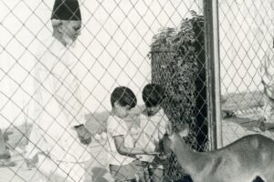 1971 10 08 - Lahore Zoo - Azam Ali, Rashid and Zahid